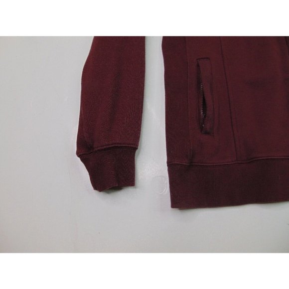 Duluth Women M Full Zip Ribbed Work Jacket Sweatshirt Fleece Red Outdoor - Picture 3 of 7